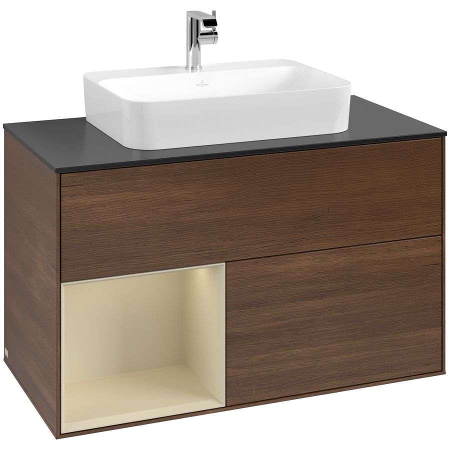 Wastafelonderkast Finion 1000x603x501mm W.Veneer G362HJGN