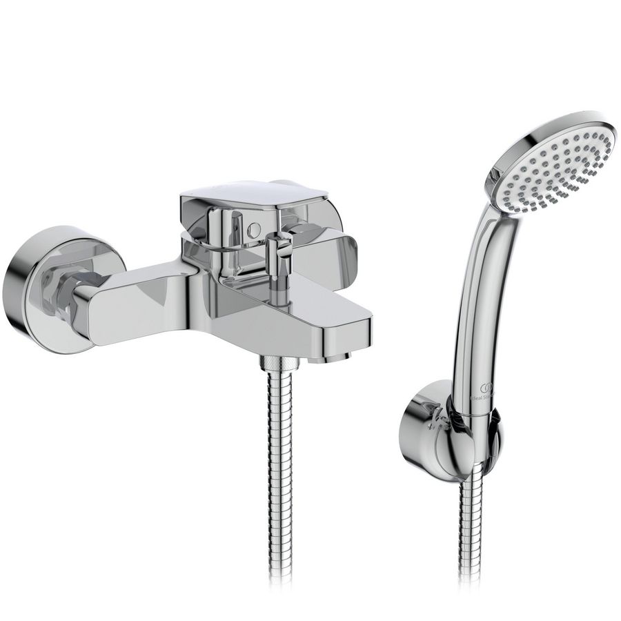 bad/douchemengkraan h.o.h. 15cm inclusief badset chroom BD258A
