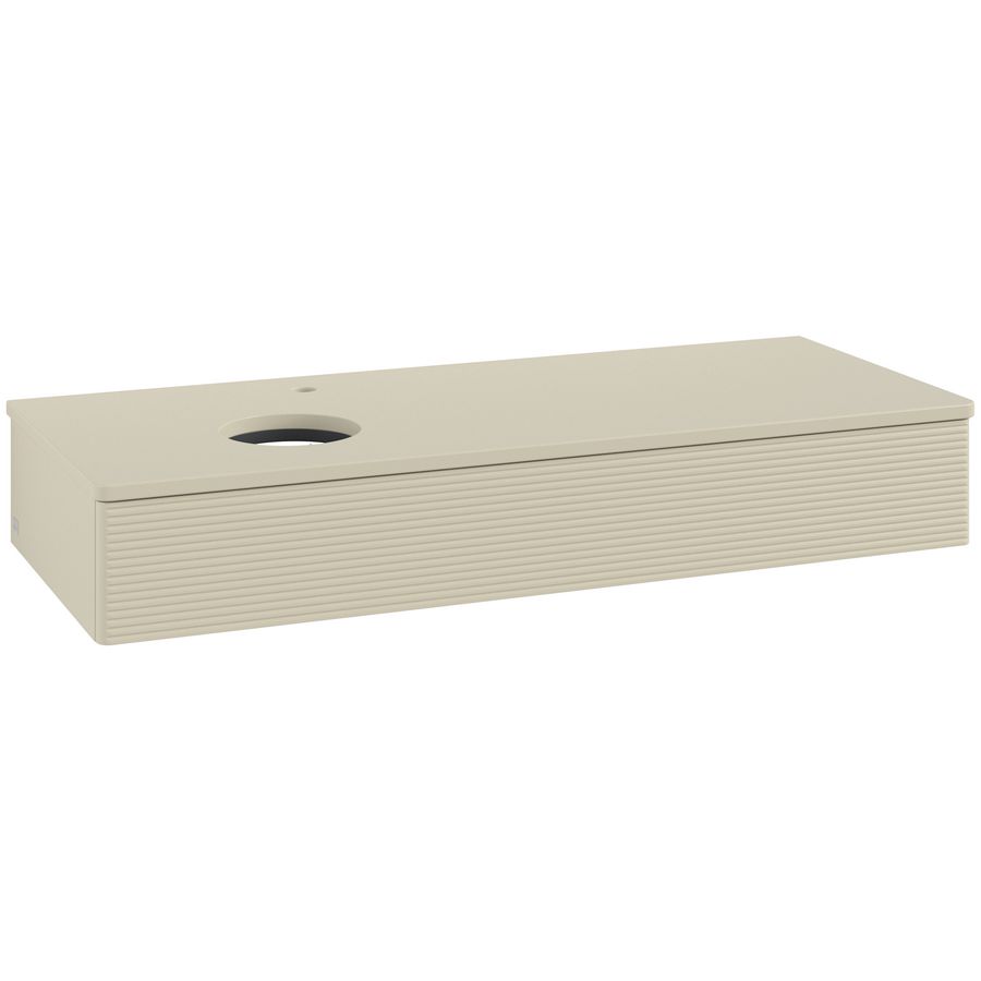 Wastafelonderkast Antao 1200x190x500mm S.Grey Matt Lacquer K11150HJ