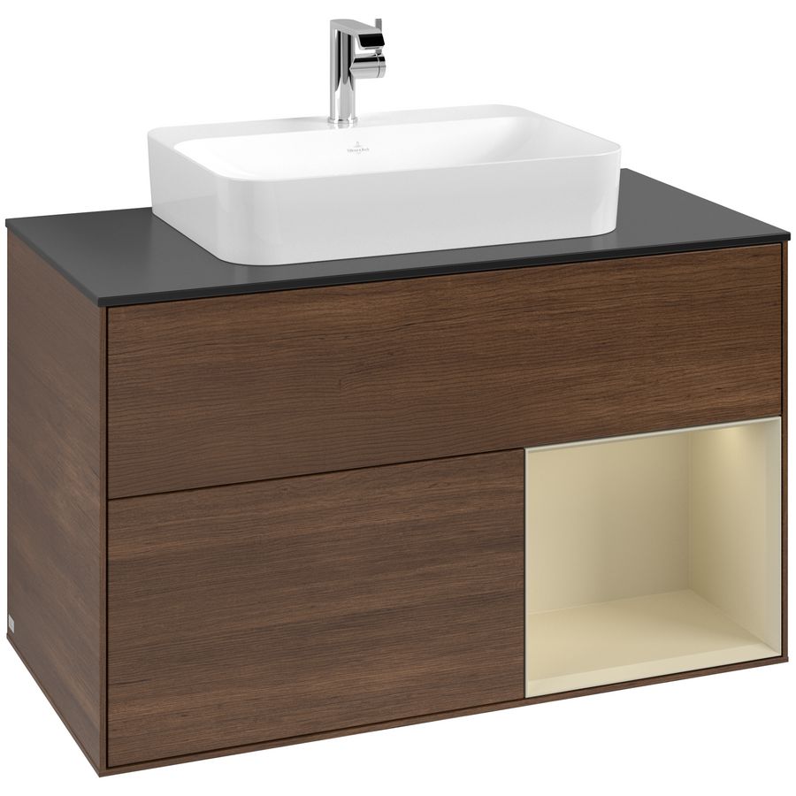 Wastafelonderkast Finion 1000x603x501mm W.Veneer G372HJGN