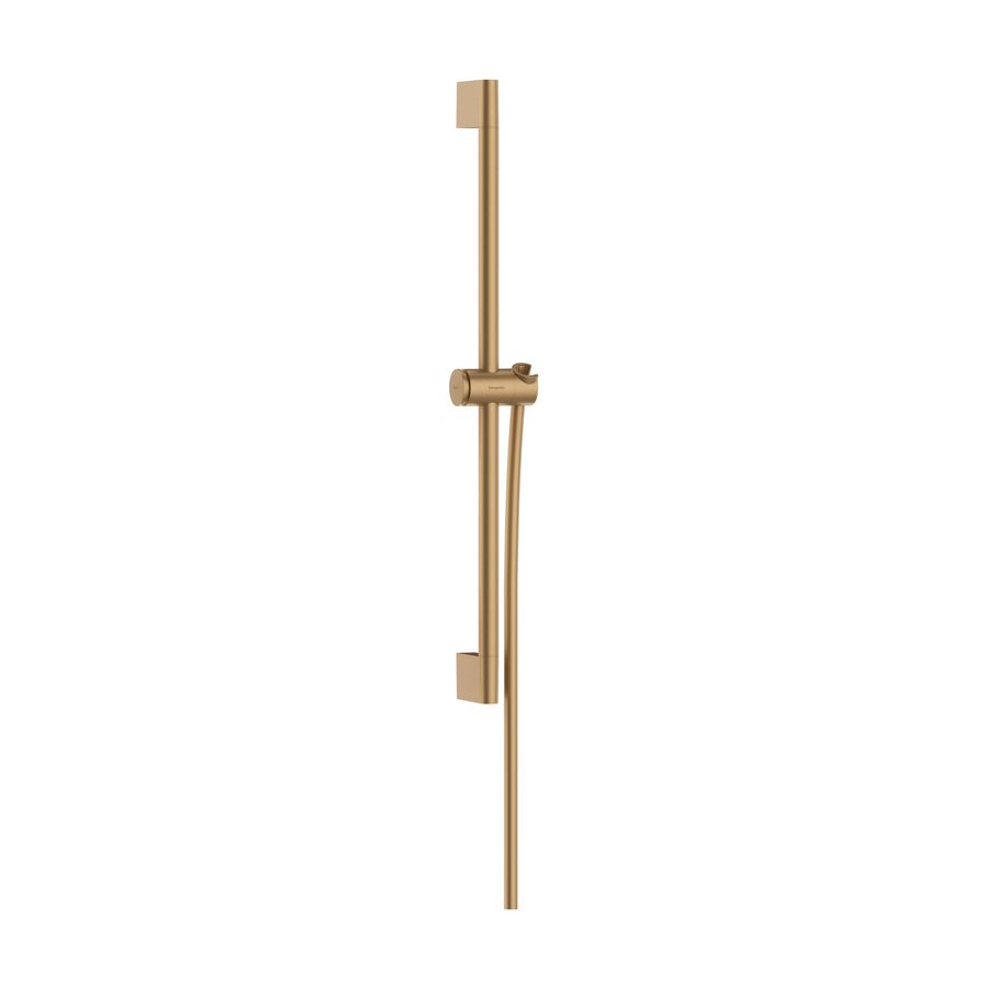 Unica Glijstang Pulsify S 65cm met schuifschuif en Isiflex doucheslang 160cm Brushed Bronze