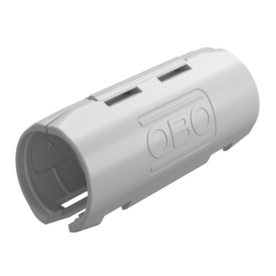 Quick-Pipe verbindingsmof M16 licht grijs RAL7035 VVE=10
