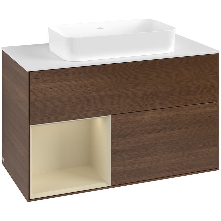 Wastafelonderkast Finion 1000x603x501mm W.Veneer G651HJGN