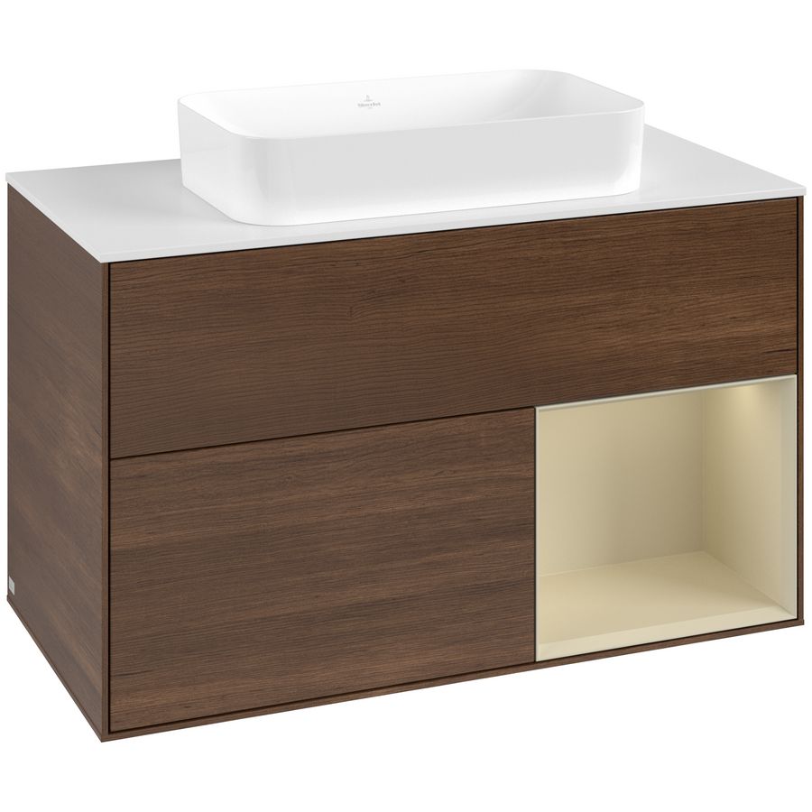 Wastafelonderkast Finion 1000x603x501mm W.Veneer G661HJGN