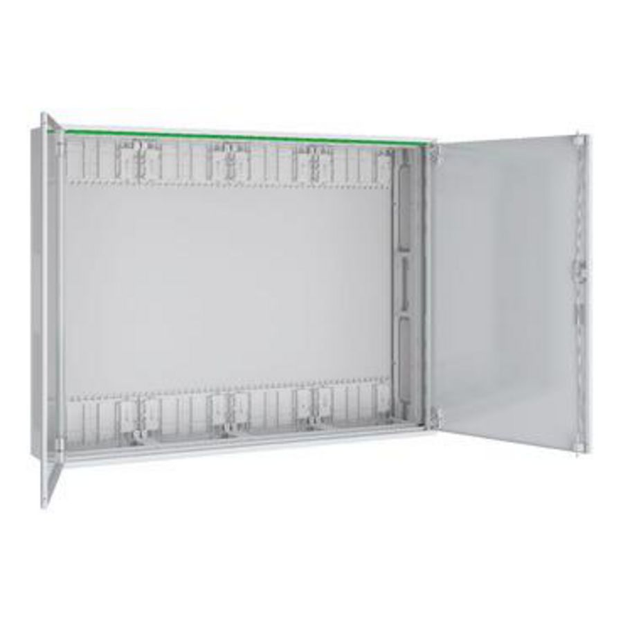 Metalen wandbehuizing B1050xH800xD210mm IP44 klasse II