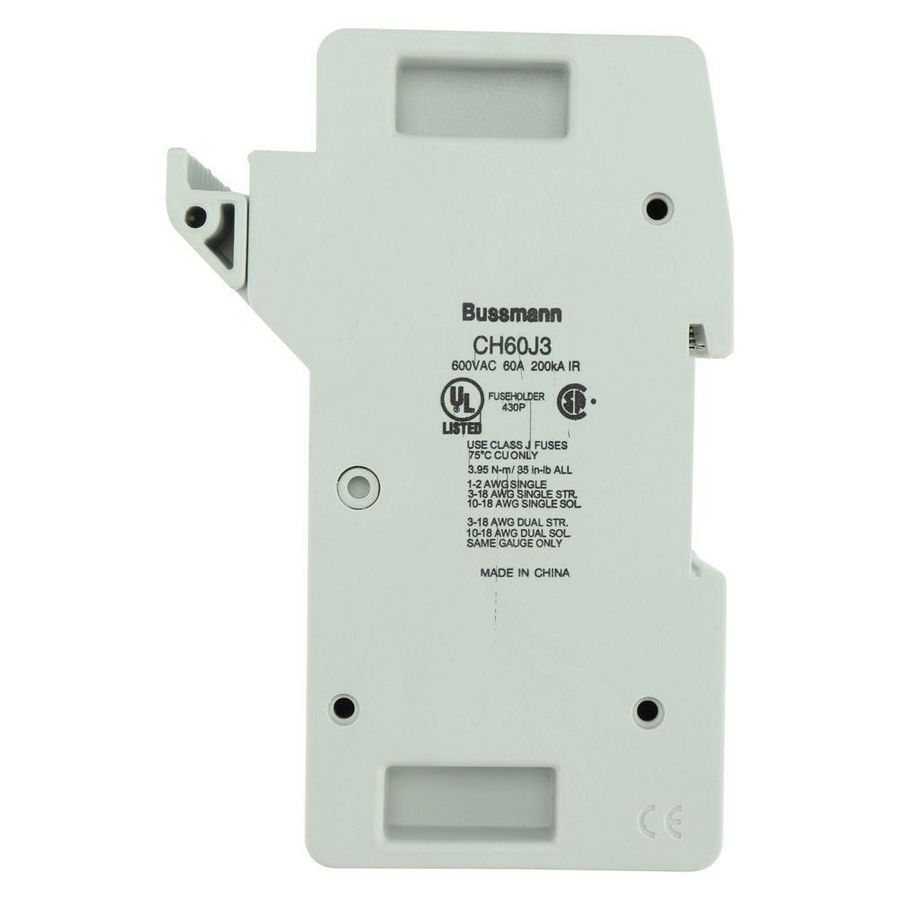 Zekeringhouder, laagspanning, 60 A, AC 600 V, DC 600 V VVE=2