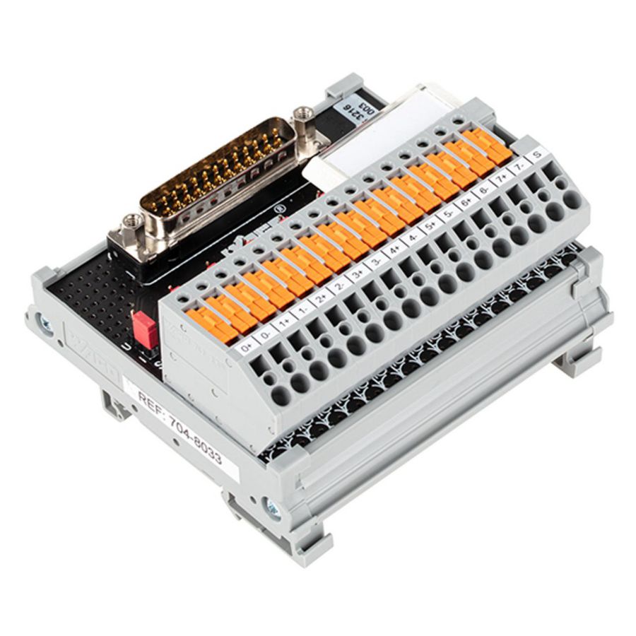 Interfacemodule systeembekabeling Sub-Min-D Male steker