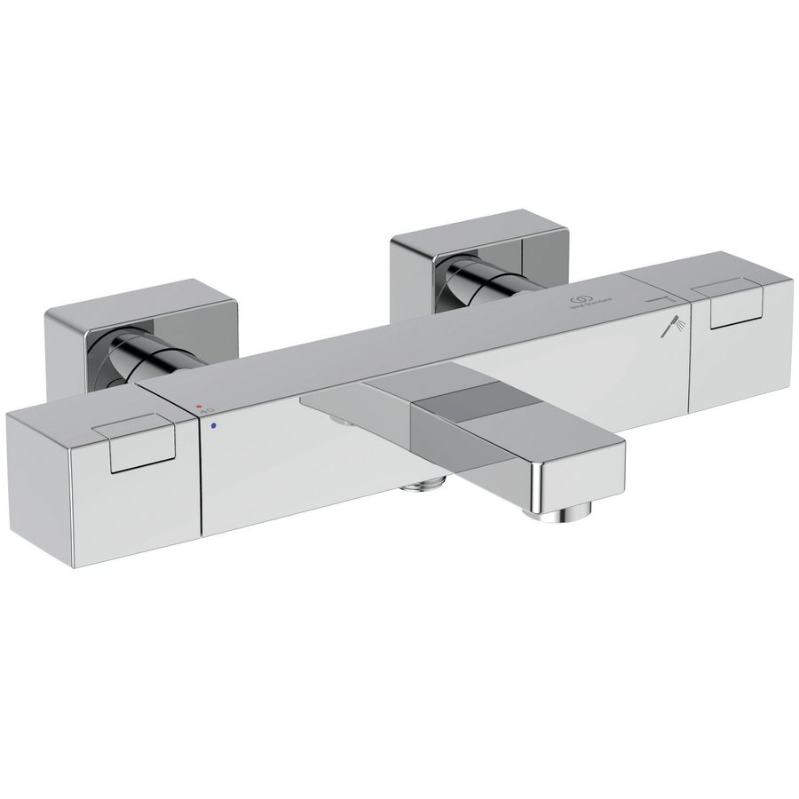 c100 bad/douchethermostaat h.o.h. 15cm chroom A7538AA