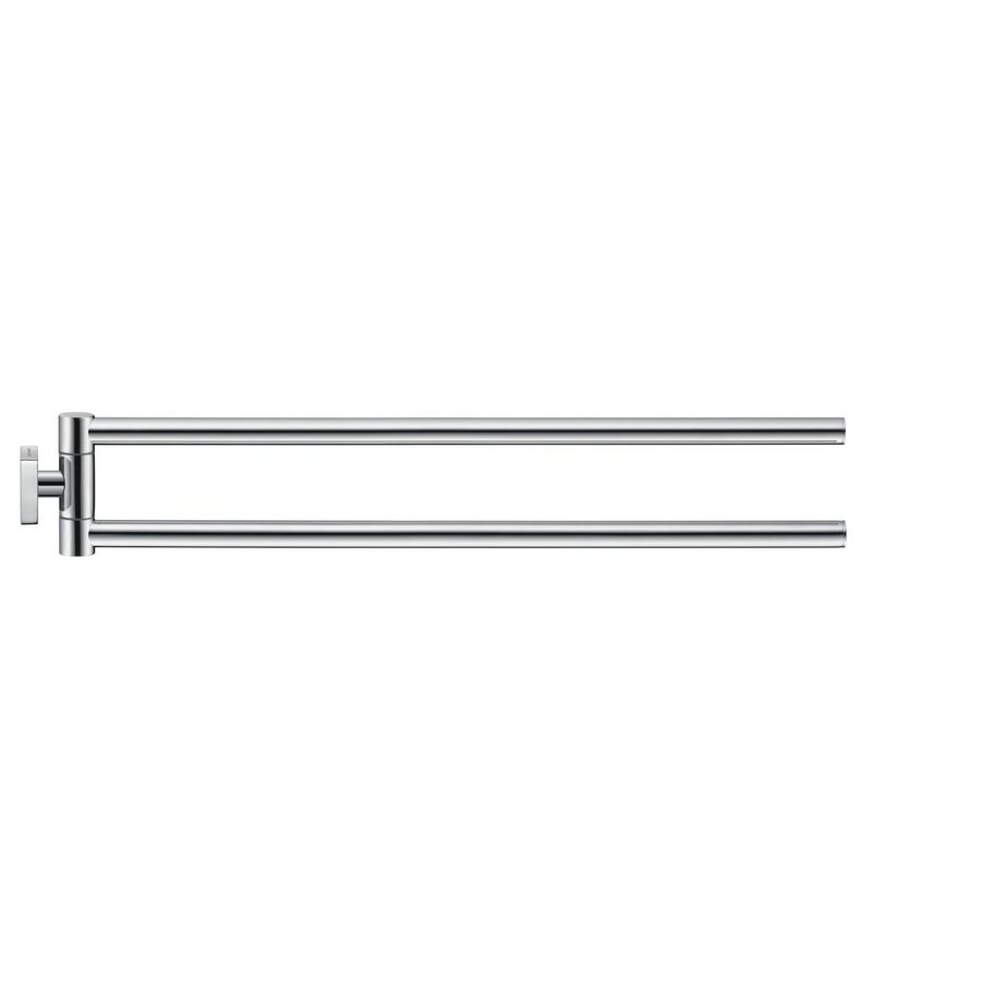 Handdoekhouder 45 cm Karree double, Chroom