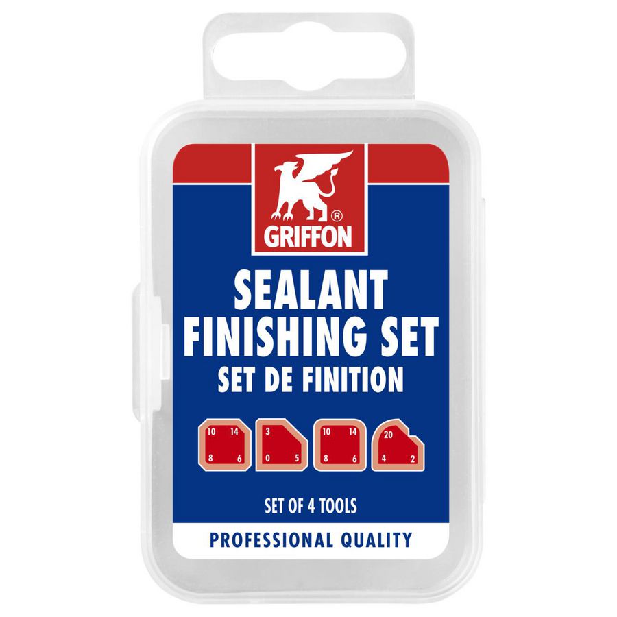 Set afstrijkrubbers Sealant Finishing tbv afwerken kitvoegen