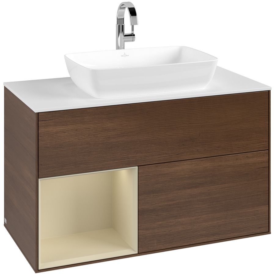 Wastafelonderkast Finion 1000x603x501mm W.Veneer G771HJGN