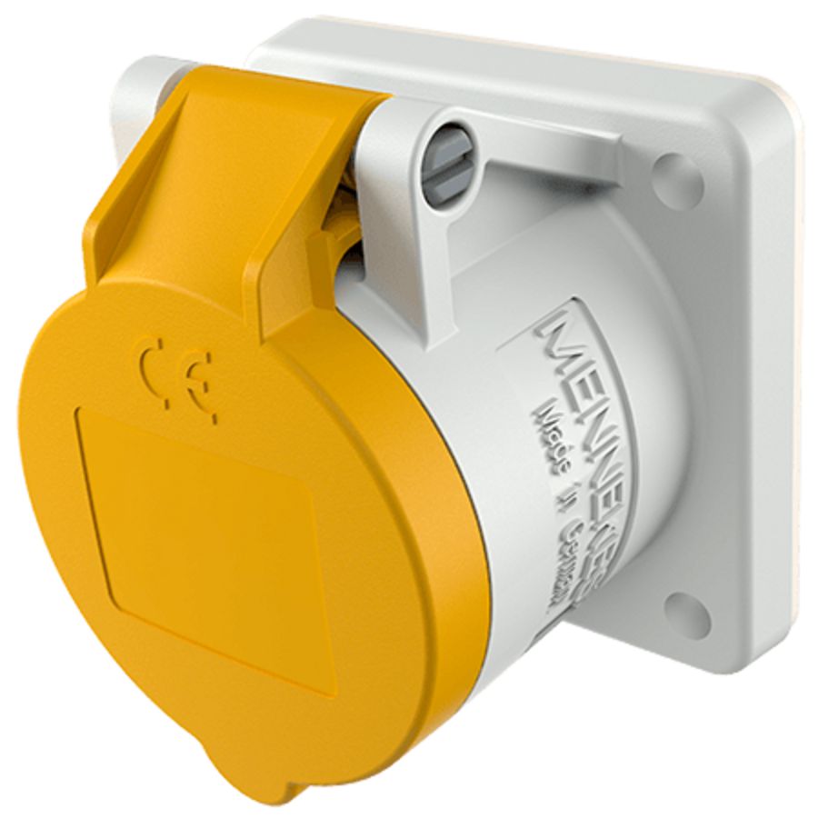 Inbouwwandcontactdoos 16A 3-polig  4H 110V IP44 TwinCONTACT