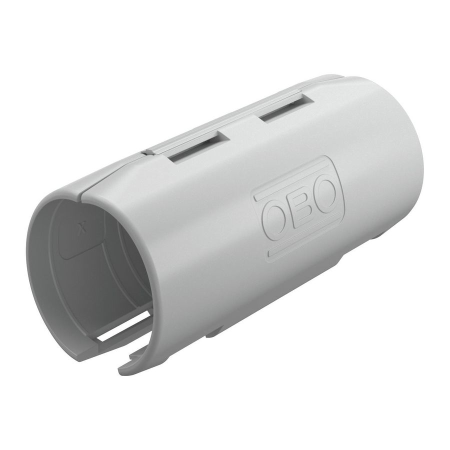 Quick-Pipe verbindingsmof M25 licht grijs RAL7035 VVE=10