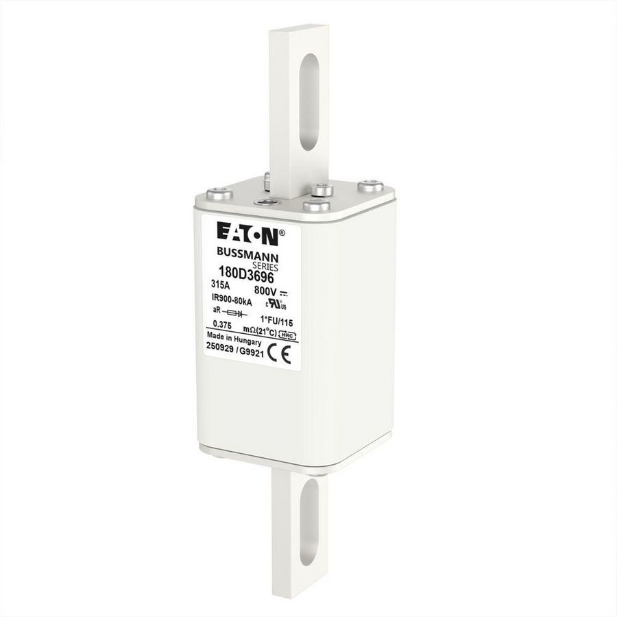 Fuse-link high speed 315A 800 Vdc 100 kA 115x58x45 body 1  V