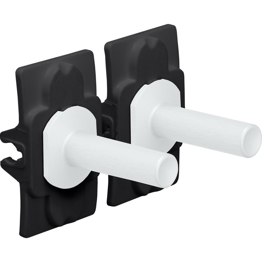 Toggle set tweevoudige schakelfuncties steel white coated