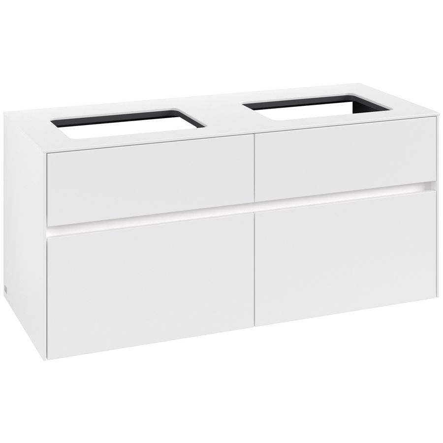 Wastafelonderkast Collaro 1200x548x500mm Wh.Matt C115B0MS