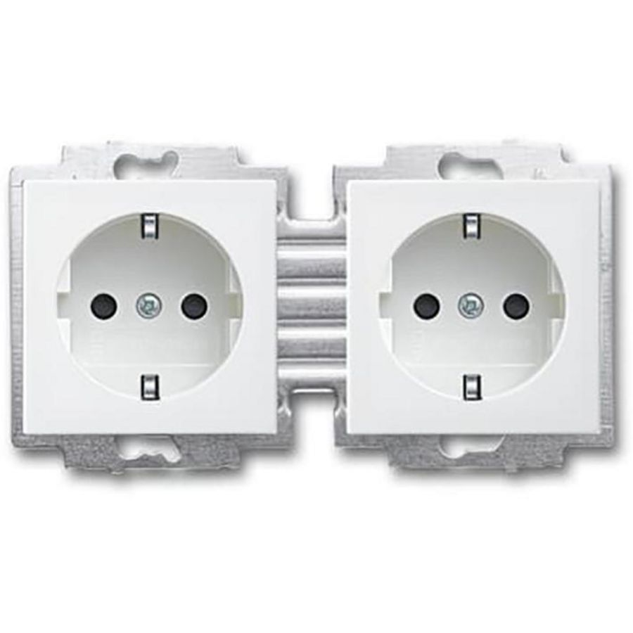 Wcd ra kv dubbel hor centraalplaat inb SI-B alpinwit