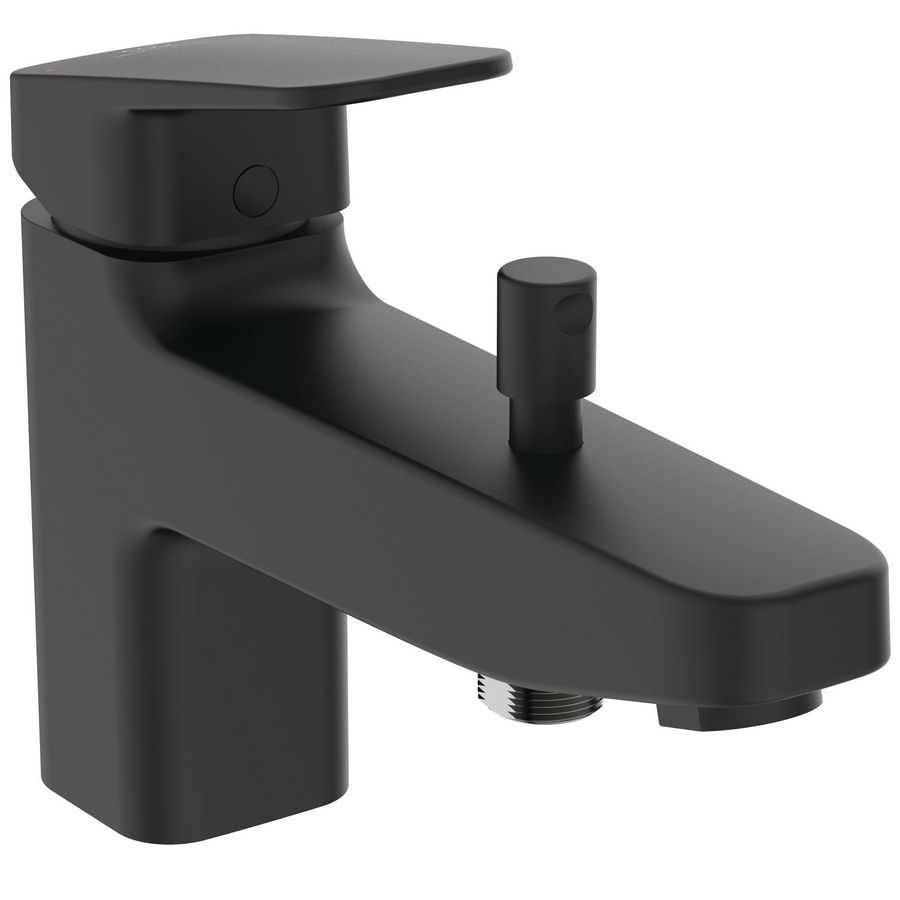 Badmengkraan 1-gats badrandmontage silk black Ceraplan