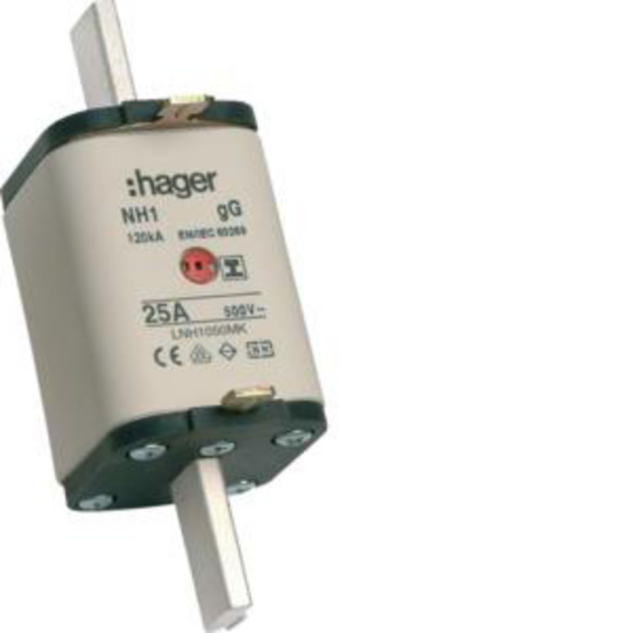 Mespatroon NH1C 125A 500V gG combimelder geisoleerd VVE=3