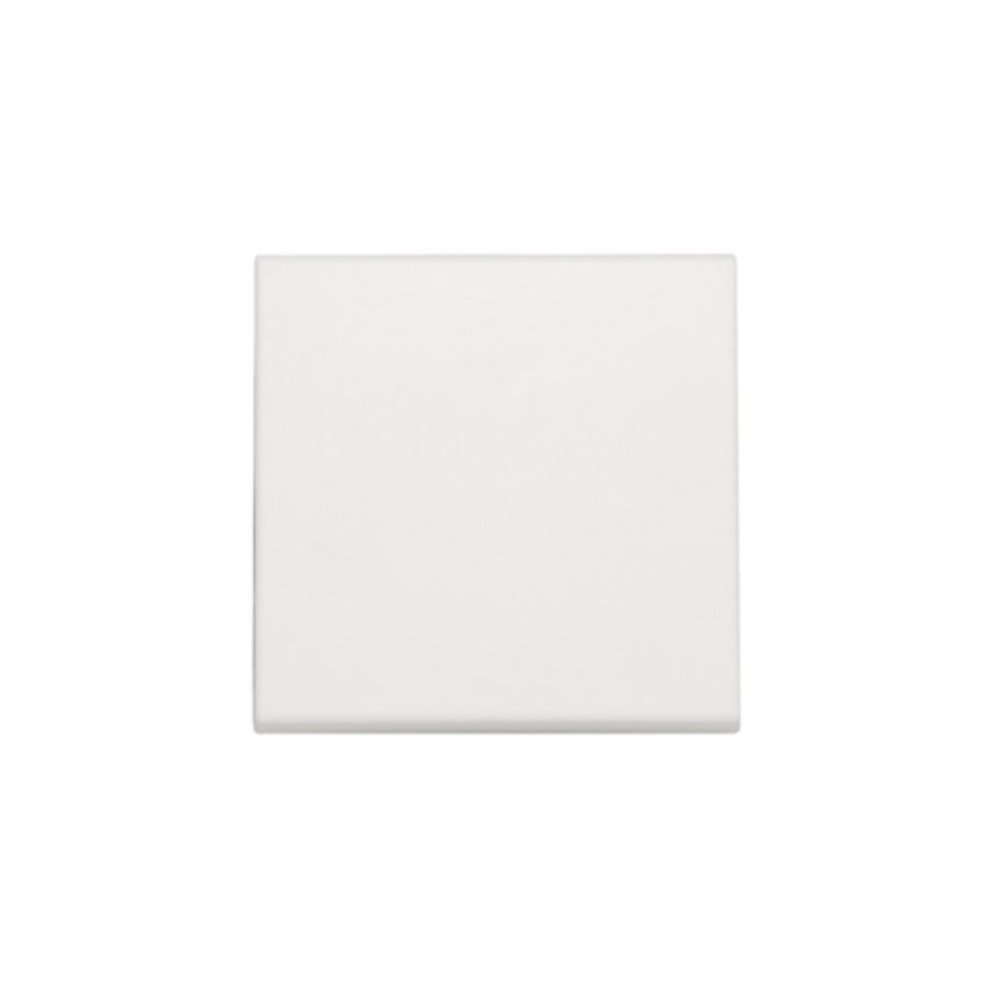 Afwerkingsset enkelv. elektr. schakelaar/knop white