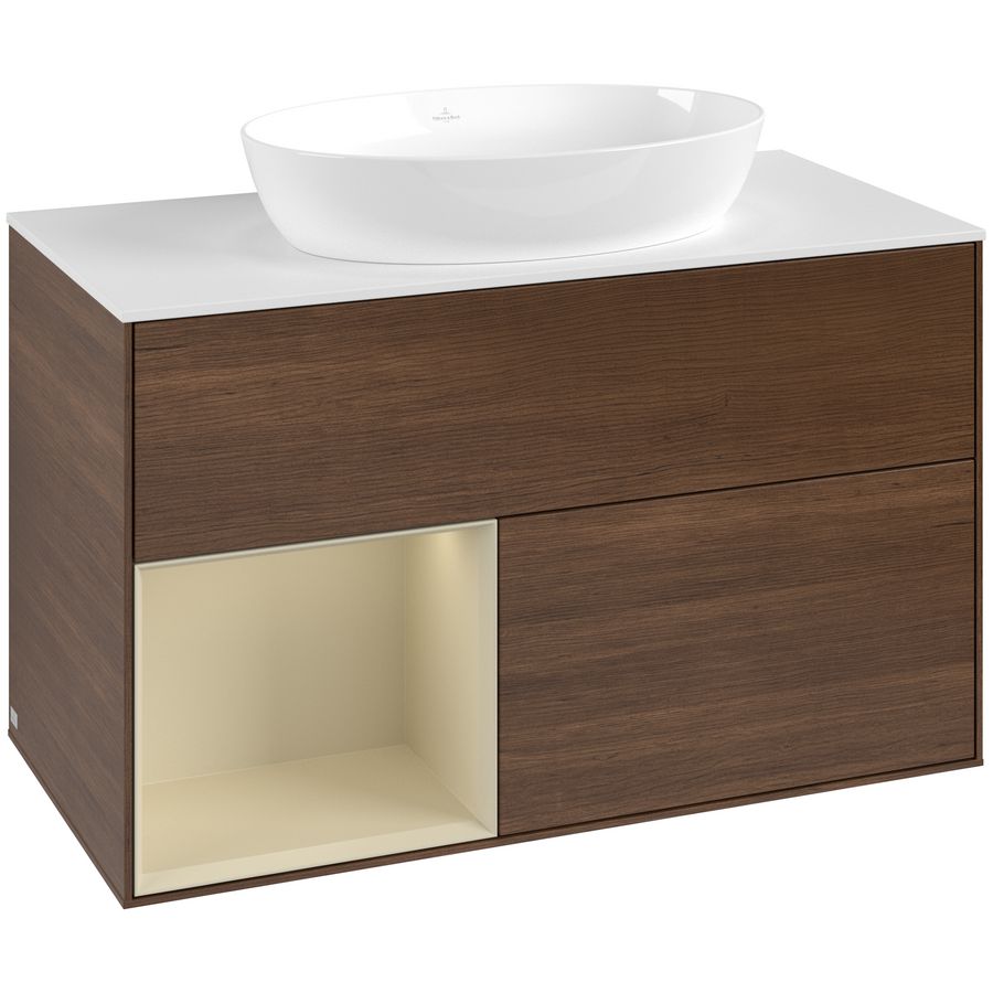 Wastafelonderkast Finion 1000x603x501mm W.Veneer GA11HJGN
