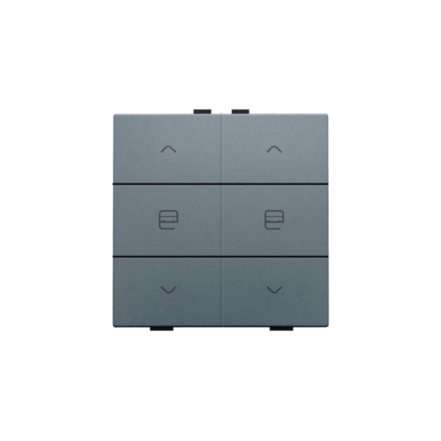 Dubbele motorsturingsbediening Home Control blue grey