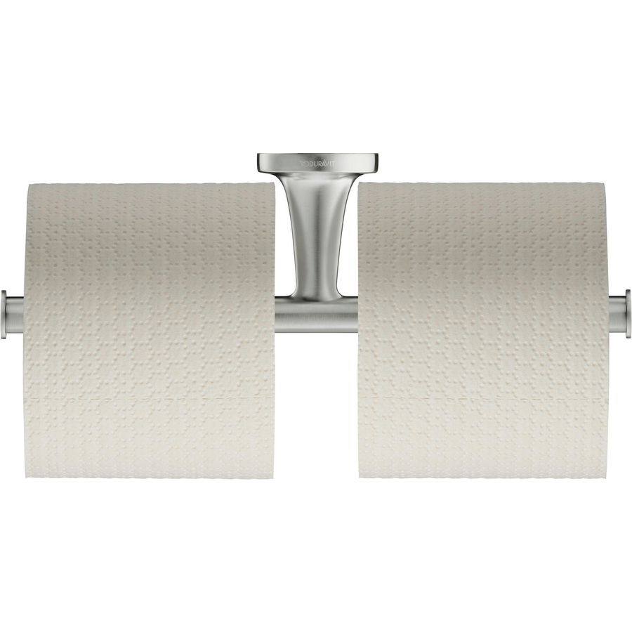 Starck T Toiletrolhouder rvs Geborsteld 255x255x50mm