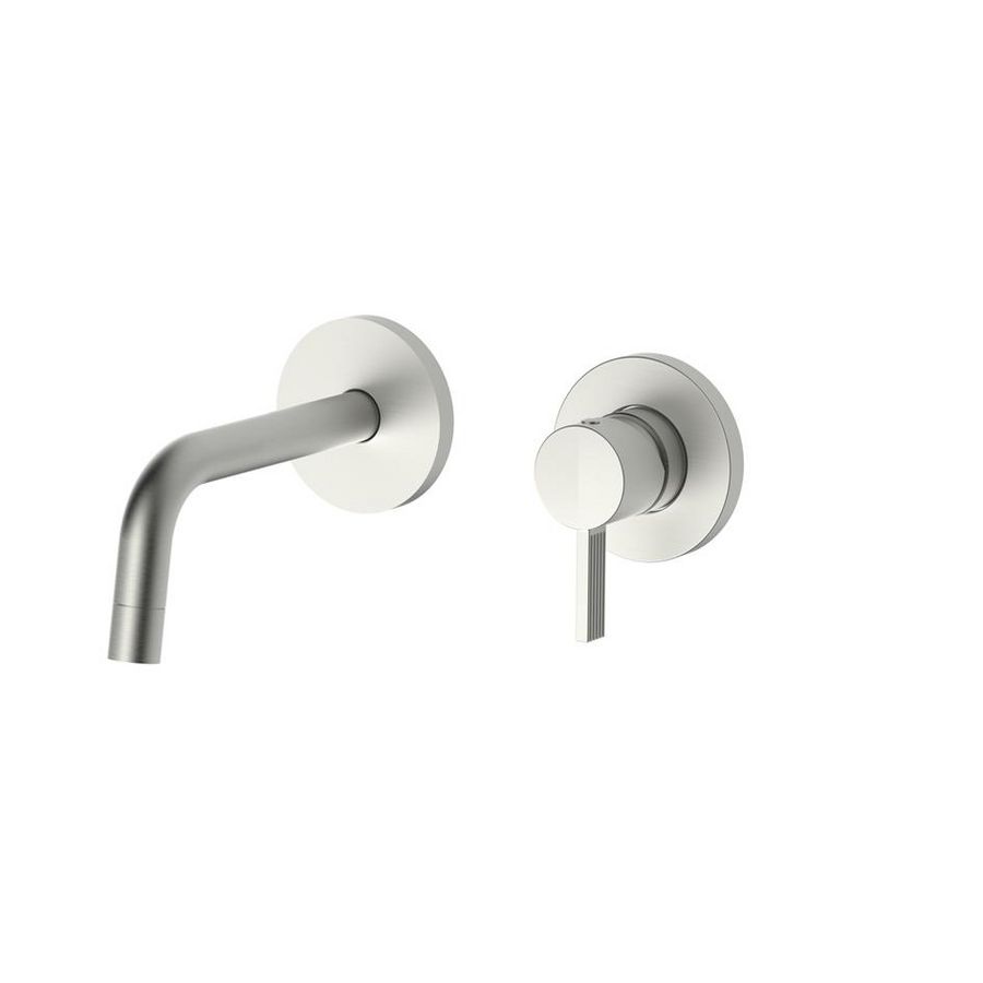 Inbouw wastafelkraan FOX +uitloop 123mm 2 ronde rozetten diam.70 FOX104ST70