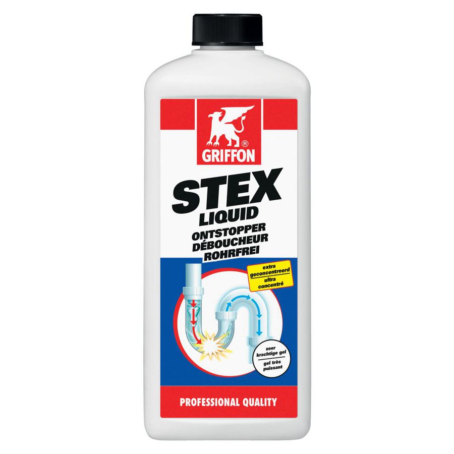Vloeibare ontstopper Stex liquid flacon 1ltr.