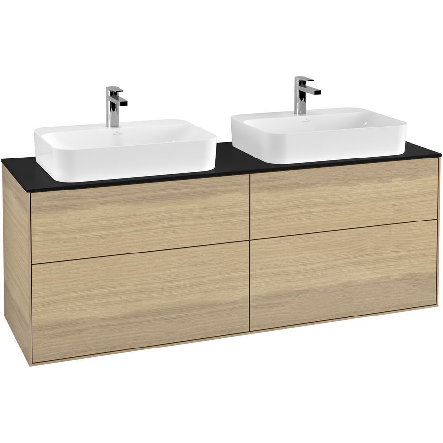 Wastafelonderkast Finion 1600x603x501mm Oak Veneer G43200PC