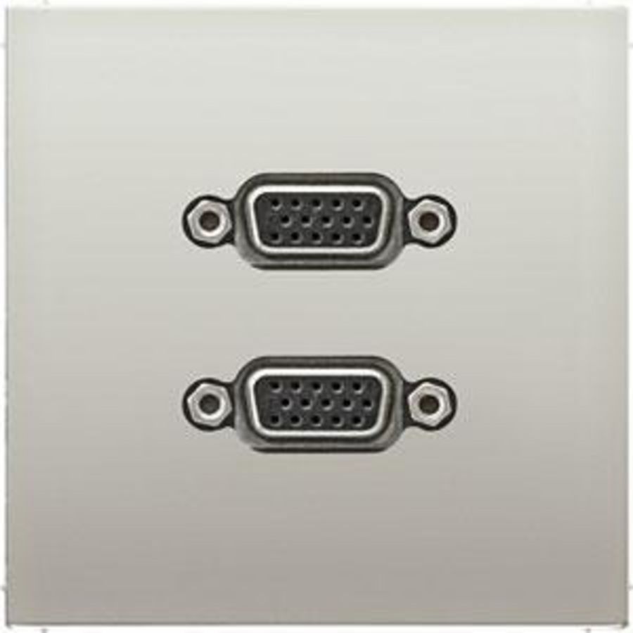 Afdekking edelstaal voor 2xVGA LS