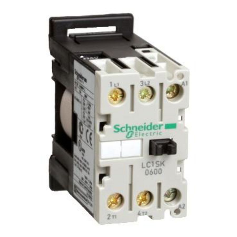 Mini contactor 2M AC-3<=690V 6A Stuurspanning 24V AC SK