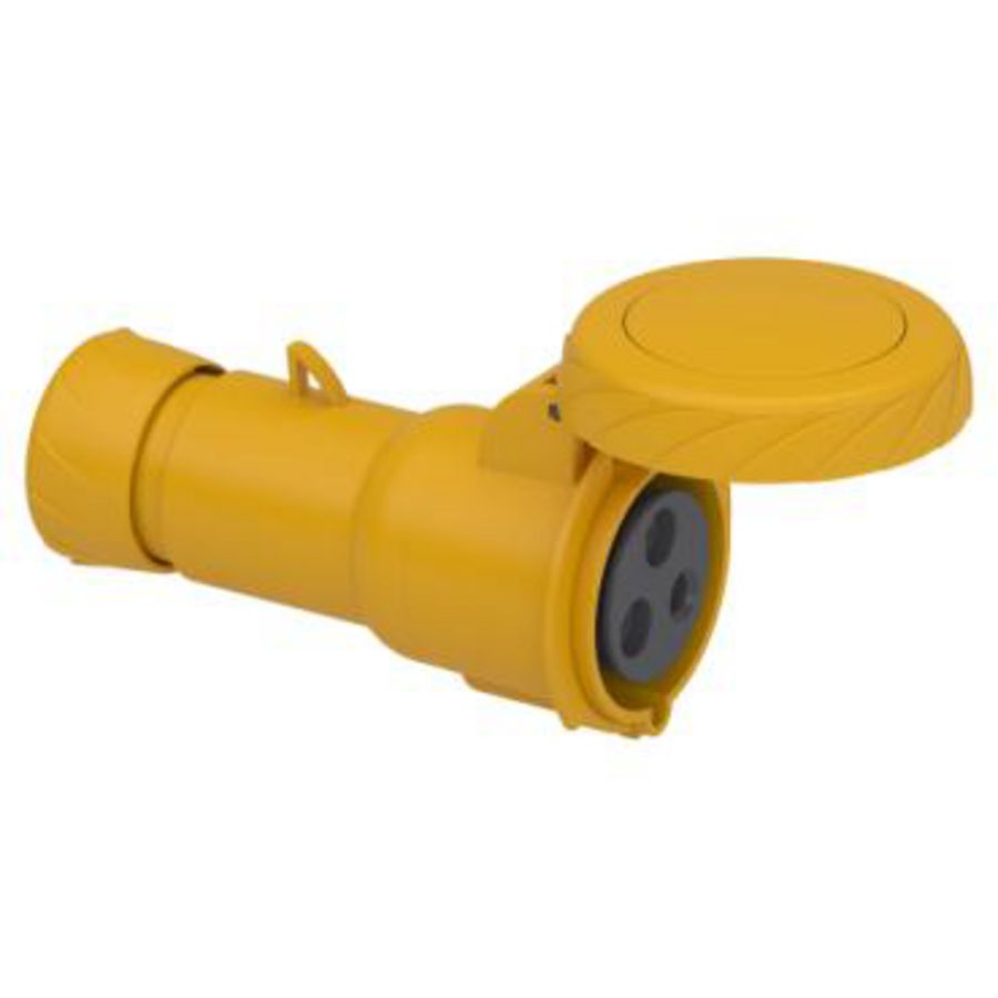 Koppelcontactstop FAST 2P+A 32A 100-130V AC 4h IP6 PratiKa