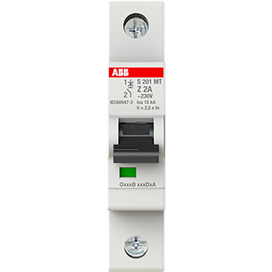 Installatieautomaat S200MT 1P Z-karakteristiek 2A 10kA