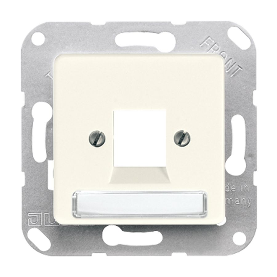 Afdekking wit 50X50 1 voudig voor mod.jack