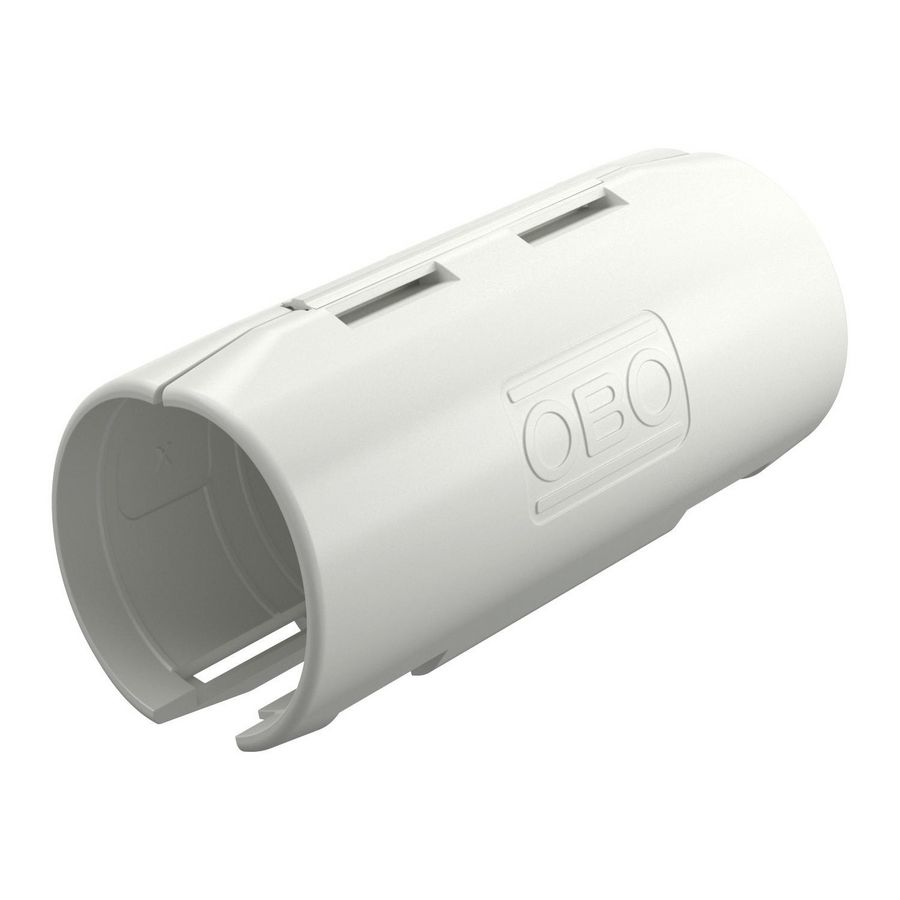 Quick-Pipe verbindingsmof M25 puur wit RAL9010 VVE=10