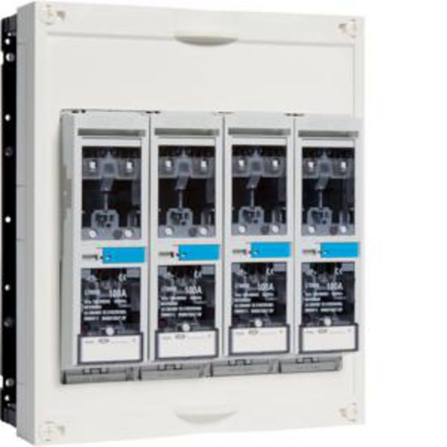 Mespatroonlastscheider-bouwunit univers N 4 x NH000 Cu