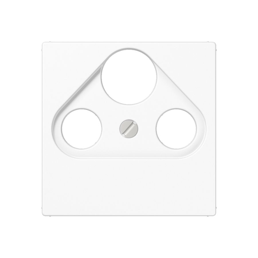 Afdekking AS-univ.alpen wit voor SAT-TV