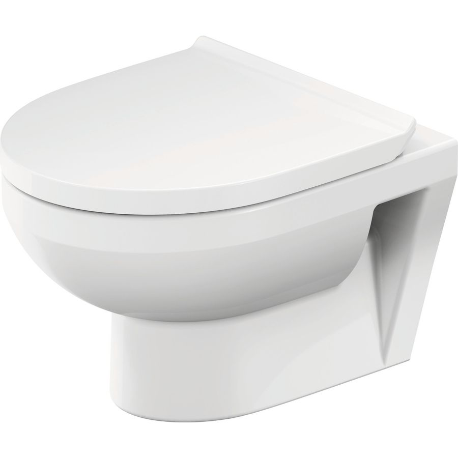 DURAVIT NO.1 #257509 wandcloset verkort 480mm wit diepspoel rimless 3ltr./4,5ltr. (excl. zitting)