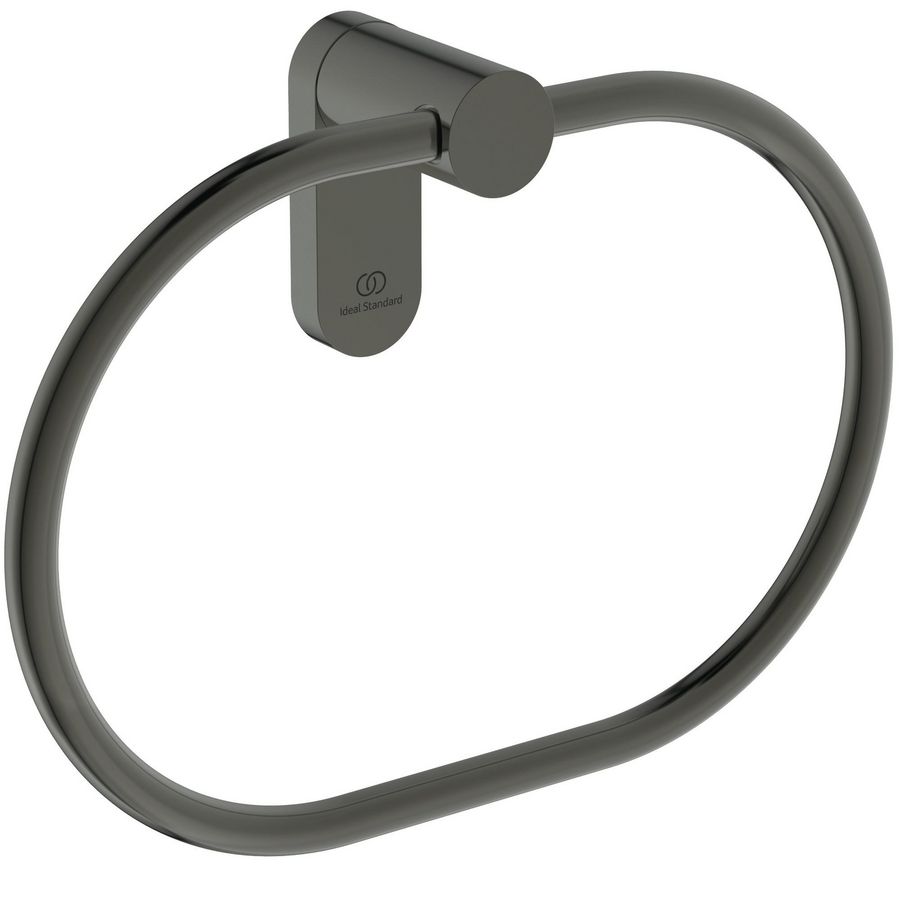 conca handdoekring rond magnetic grey (grijs) T4503A5