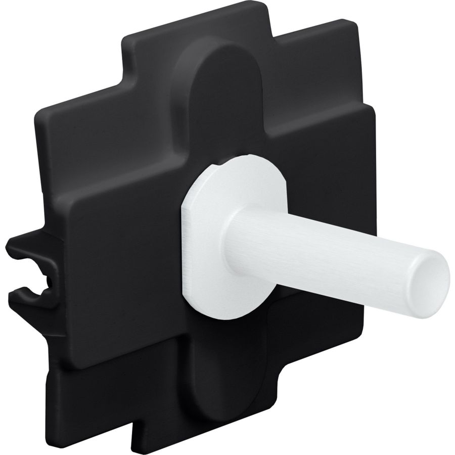 Toggle enkelvoudige schakelfuncties steel white coated