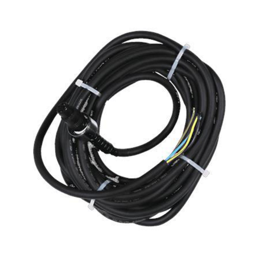 Kabel 4G1.0 u. stik kpl. 10m