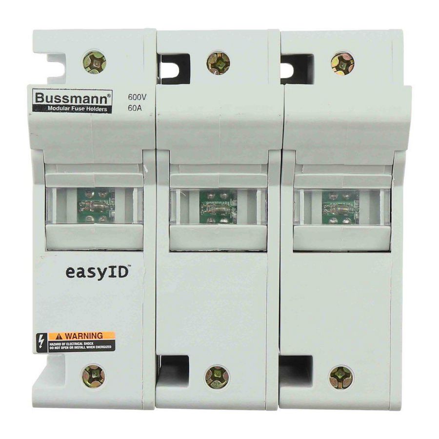 Zekeringhouder, laagspanning, 60 A, AC 600 V, DC 600 V VVE=2