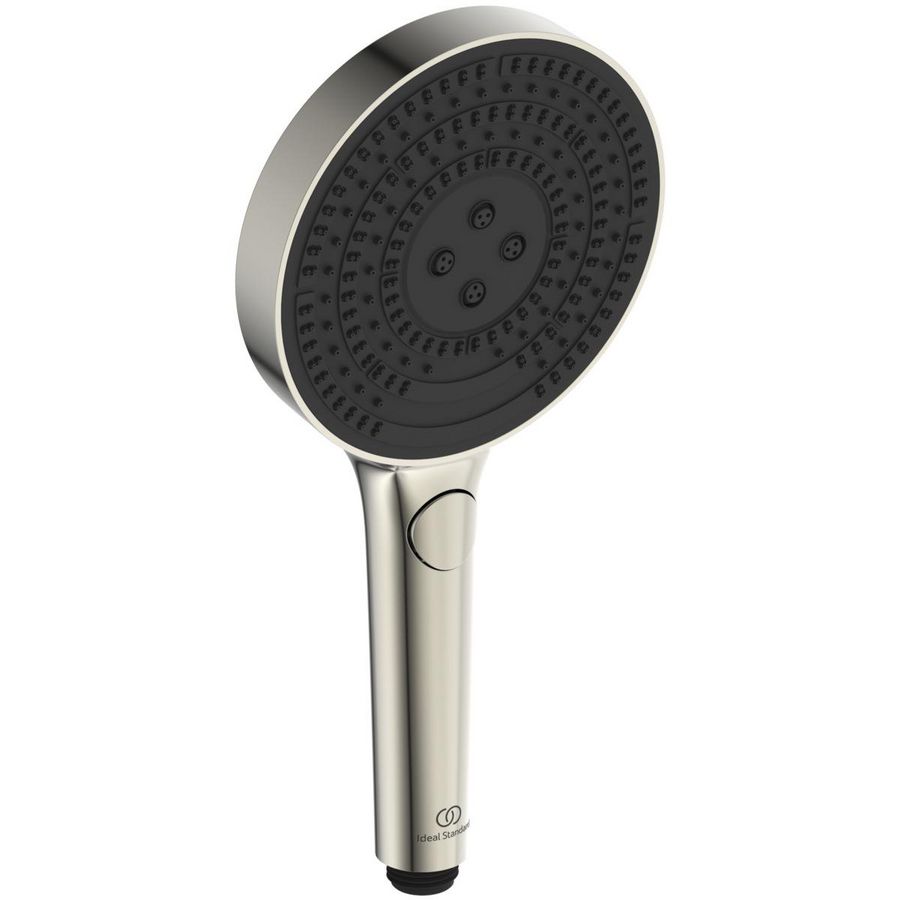 Handdouche 130mm 3 functies silver storm (rvs-look) Idealrain