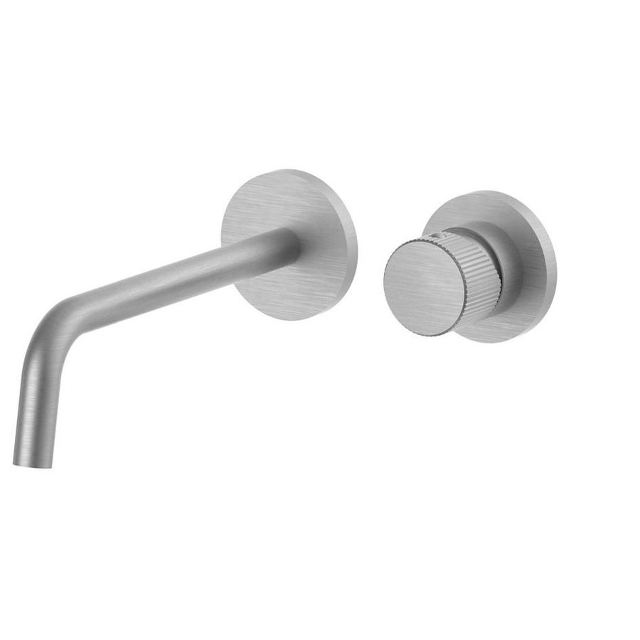 Inbouw wastafelmengkr+uitloop 245mm 2roz. diam.70 JO007ST70