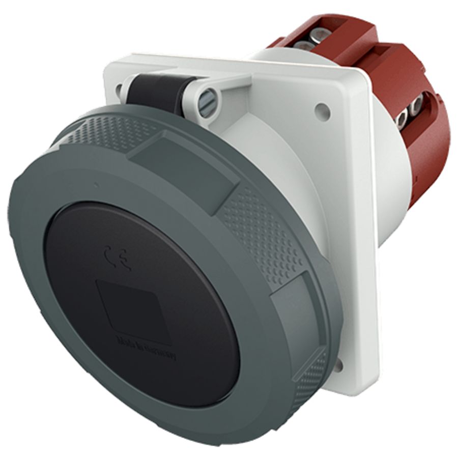 Inbouwwandcontactdoos 125A 5-polig  5H 600-690V IP67 +P