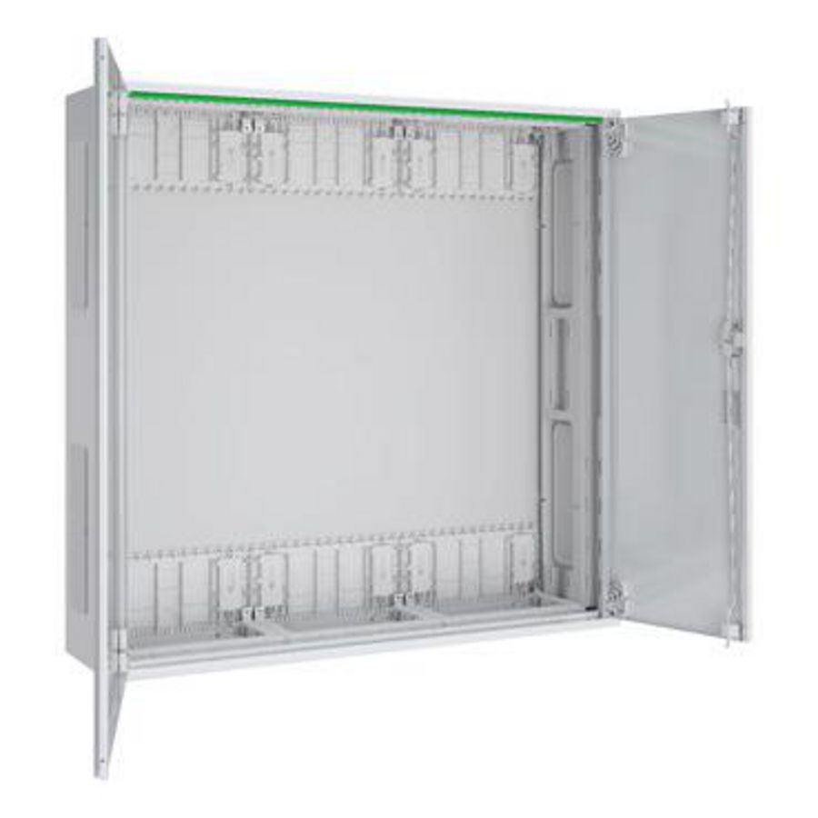 Metalen wandbehuizing B800xH800xD210mm IP44 klasse II d