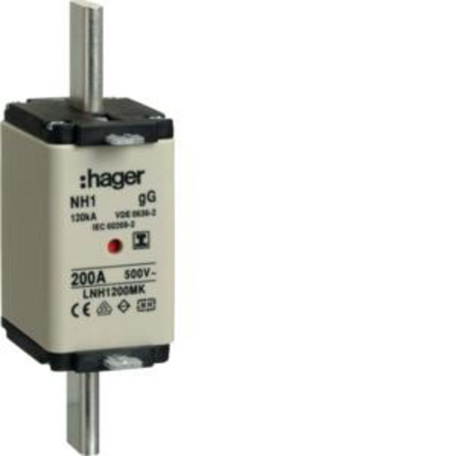 Mespatroon NH1 200A 500V gG combimelder geisoleerd VVE=3