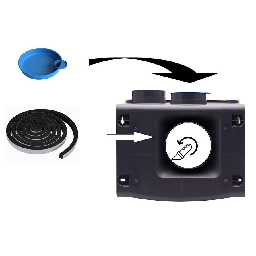 SO-Achter aansluiting set MVS-15 21915030