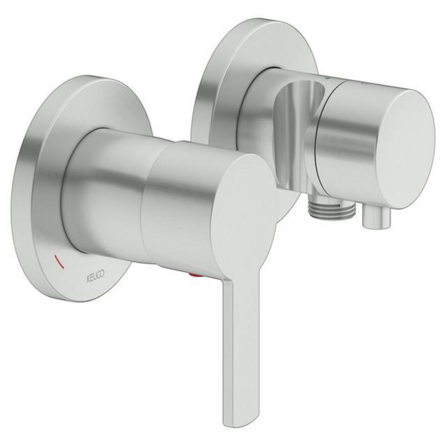Set 1-hendel mengkraan inbouw 2-weg slangsaansl.